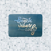 Sunset Beach Vibes Typografie Badmat
