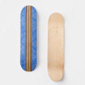 Sunset Beach Vintage Surf Nep Hout Persoonlijk Skateboard (Voorkant)