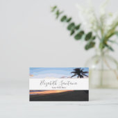 Sunset Beach Visitekaartje (Staand voorkant)