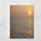 Sunset Beach Vist het leven Kaart (Achterkant)