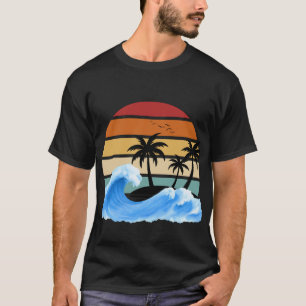 Sunset Beach — Waar WiFi Zwak Is maar Vibes Sterk T-shirt