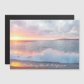 Sunset Beach Waves Monterey California (Voorkant / Achterkant)