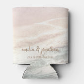 Sunset Beach Wedding Blikjeskoeler (Achterkant)