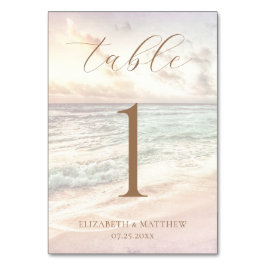 Sunset Beach Wedding Kaart