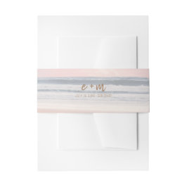 Sunset Beach Wedding | Oceanside Wedding Uitnodigingen Wikkel