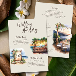 Sunset Beach Wedding Route Kaart
