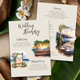 Sunset Beach Wedding Route Kaart