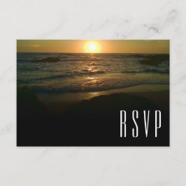 Sunset Beach Wedding RSVP
