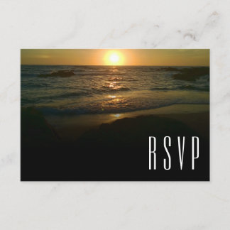 Sunset Beach Wedding RSVP
