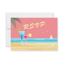 Sunset Beach Wedding RSVP