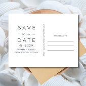 Sunset Beach Wedding Save the Date Briefkaart