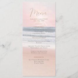 Sunset Beach Wedding | Seaside Beach Wedding Menu
