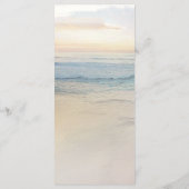 Sunset Beach Wedding | Seaside Beach Wedding Menu (Achterkant)