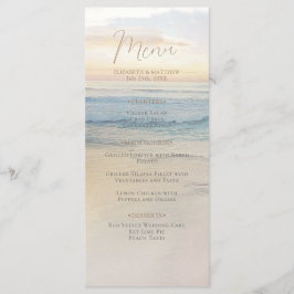Sunset Beach Wedding | Seaside Beach Wedding Menu