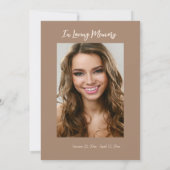 Sunset Beach Zee sterren Fotoviering van het leven Bedankkaart (Achterkant)