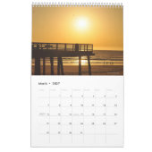 Sunset Beaches Calendar Kalender (Mar 2027)