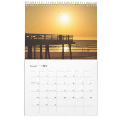 Sunset Beaches Calendar Kalender (Mar 2026)