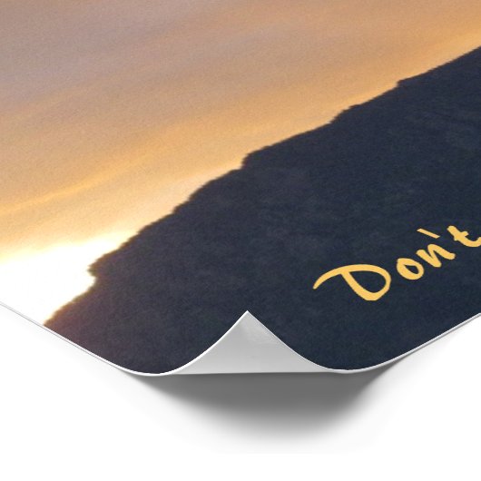 Sunset Behind Cheyenne Mountain poster (Hoek)