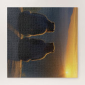 Sunset-Beren Legpuzzel (Horizontaal)