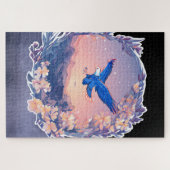 Sunset berg uitzicht puzzel (Horizontaal)