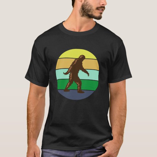Sunset Bigfoot Sasquatch T-shirt (Voorkant)