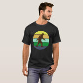 Sunset Bigfoot Sasquatch T-shirt (Voorkant volledig)