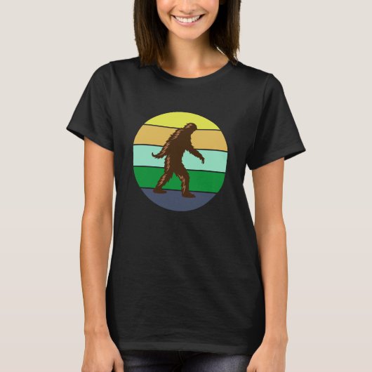  Sunset Bigfoot Sasquatch T-shirt (Voorkant)
