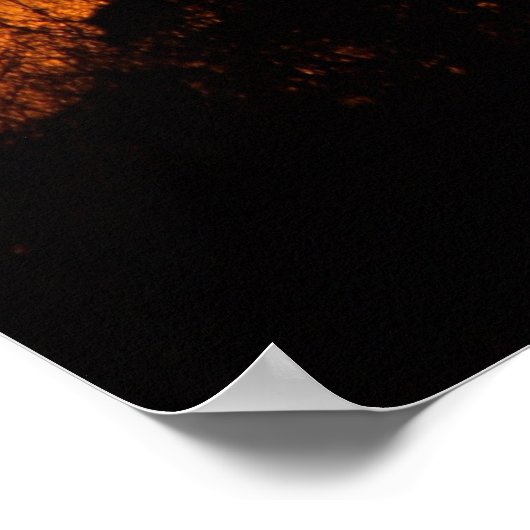 Sunset bij NAS Oceana, VA. Poster (Hoek)