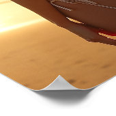 Sunset Bikini Babe Poster (Hoek)