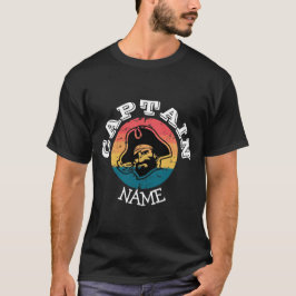 Sunset Black Beard Pirate Party T-Shirt