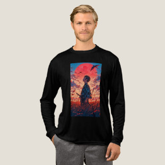 Sunset Blade: Tanjiro's Resolve Tri-Blend Shirt