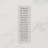 Sunset Blessings and Prayers Sympathy Card Mini Visitekaartje (Achterkant)