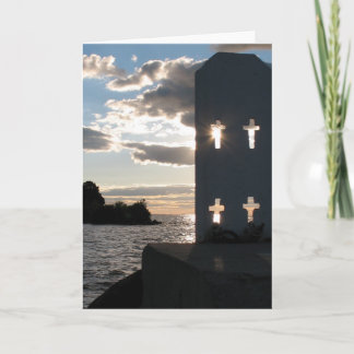 "Sunset Blessings" - Fotokunst Kaart