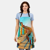 Sunset Bliss: Seaside Hues Schort (Gedragen)