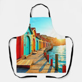 Sunset Bliss: Seaside Hues Schort (Voorkant)