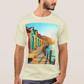 Sunset Bliss: Seaside Hues T-shirt (Voorkant)