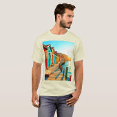 Sunset Bliss: Seaside Hues T-shirt (Voorkant volledig)