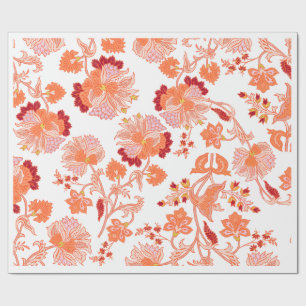 "Sunset Blossom" Levendig Bloemmotief Cadeau Cadeaupapier