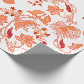 "Sunset Blossom" Levendig Bloemmotief Cadeau Cadeaupapier (Hoek)