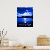 Sunset Blue 2 Poster (Keuken)