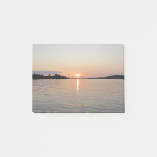 Sunset Blue Pink Lake Vermilion Post-it® Notes (Voorkant)