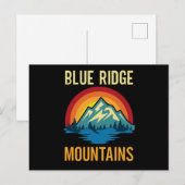 Sunset Blue Ridge Mountains Briefkaart (Voorkant / Achterkant)