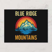 Sunset Blue Ridge Mountains Briefkaart (Voorkant)