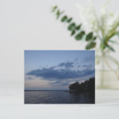 Sunset Blue Sky over Cayuga Lake NY Briefkaart (Staand voorkant)