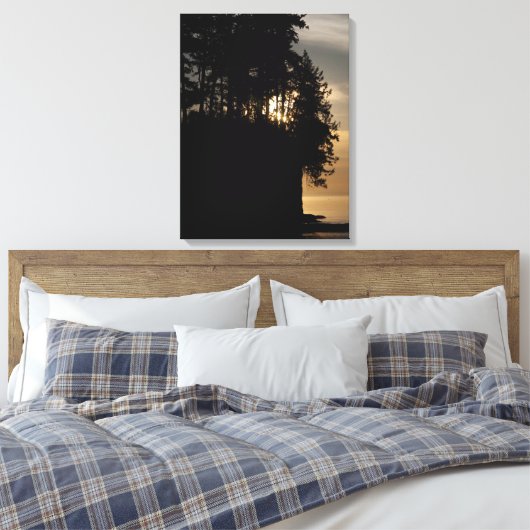Sunset Bluff Canvas Afdruk (Insitu (Slaapkamer))