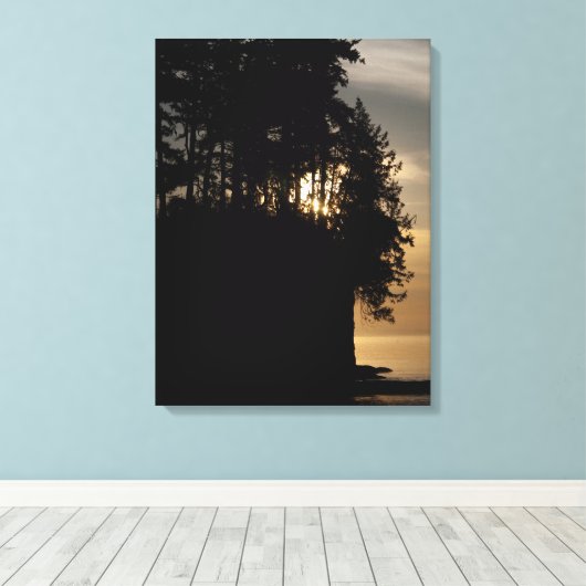Sunset Bluff Canvas Afdruk (Insitu (Houten vloer))