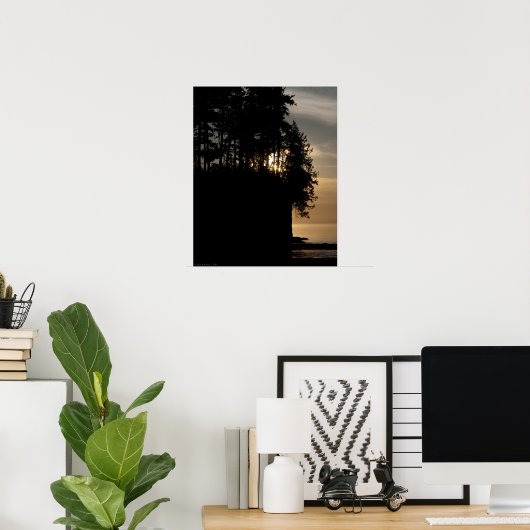 Sunset Bluff Poster (Thuiskantoor)