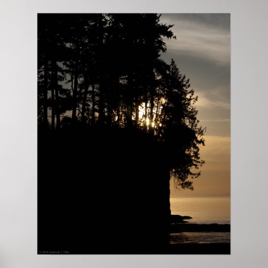 Sunset Bluff Poster (Voorkant)
