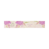Sunset Blush Sheer Bow Bright Rose Boeket Uitnodigingen Wikkel (Vlak)