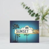 Sunset Blvd. Briefkaart (Staand voorkant)